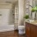shower/tub combo in brightly lit bathroom