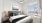 apartment bedroom with ample space and bright lighting