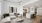 open-concept apartment living area with ceiling fan