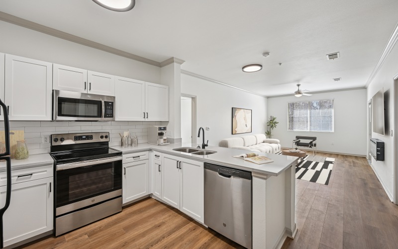 Spacious kitchens with thoughtful details