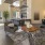 high ceilings and furnishings in well lit clubhouse