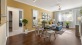 spacious living room and dining area full of natural lighting